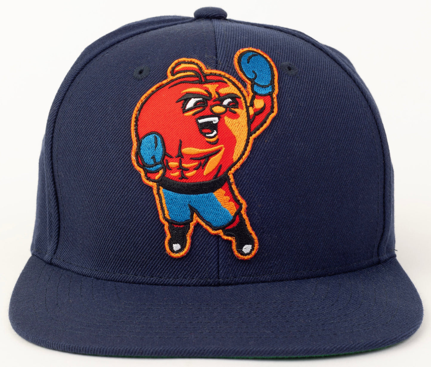 Front of Big Blue Apple Hat